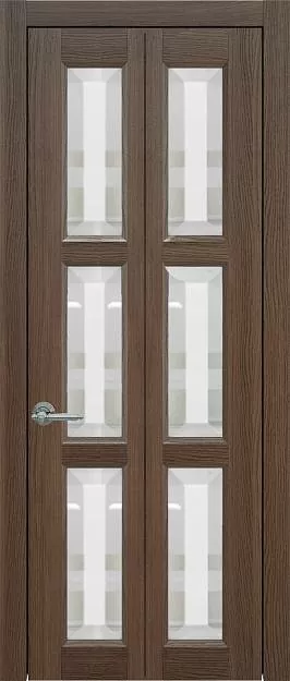 Межкомнатная дверь Porta Classic Milano Книжка, цвет - Дуб торонто, Со стеклом (ДО)