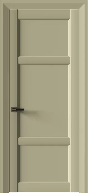 Межкомнатная дверь Siena Neo Classic Decoro, цвет - Серо-оливковая эмаль (RAL 7032), Без стекла (ДГ)