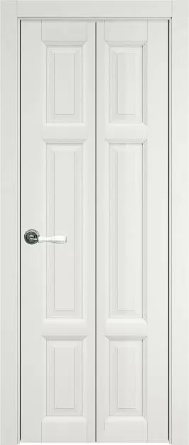 Межкомнатная дверь Porta Classic Siena Книжка, цвет - Бежевая эмаль (RAL 9010), Без стекла (ДГ)