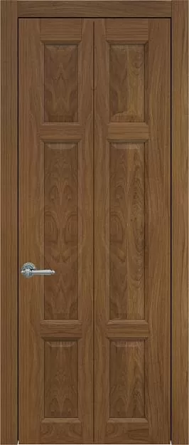 Межкомнатная дверь Porta Classic Siena Книжка, цвет - Итальянский орех, Без стекла (ДГ)
