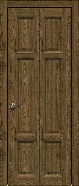 Межкомнатная дверь Porta Classic Siena Книжка, цвет - Дуб коньяк, Без стекла (ДГ)