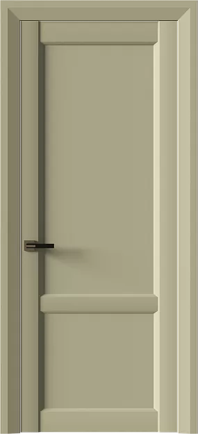 Межкомнатная дверь Dinastia Neo Classic Decoro, цвет - Серо-оливковая эмаль (RAL 7032), Без стекла (ДГ)