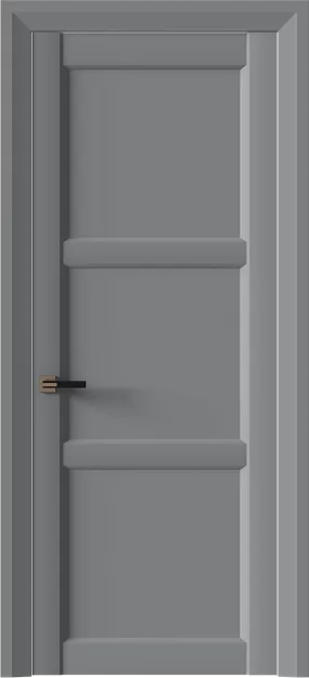 Межкомнатная дверь Milano Neo Classic Decoro, цвет - Серебристо-серая эмаль (RAL 7045), Без стекла (ДГ)