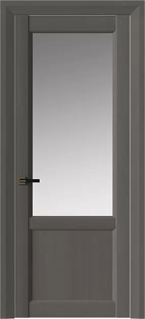 Межкомнатная дверь Dinastia Neo Classic Decoro, цвет - Тёмный серый ST, Со стеклом (ДО)