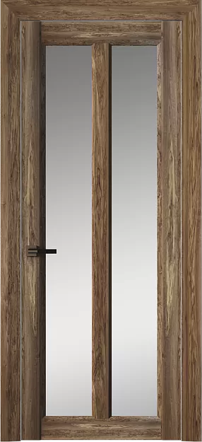 Межкомнатная дверь Prato Neo Classic Decoro, цвет - Олива тёмная, Со стеклом (ДО)