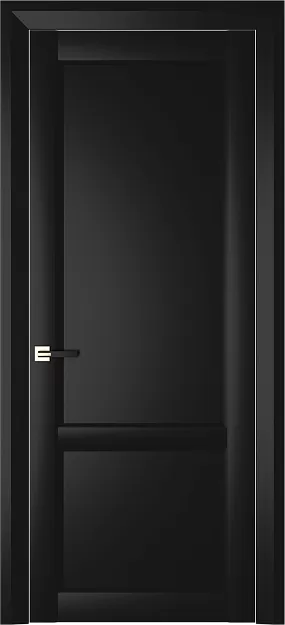 Межкомнатная дверь Dinastia Neo Classic Decoro, цвет - Черная эмаль (RAL 9004), Без стекла (ДГ)