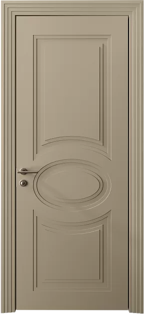 Межкомнатная дверь Florencia Neo Classic Scalino, цвет - Серое Льняное волокно эмаль (RAL 075-70-10), Без стекла (ДГ)