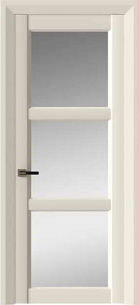 Межкомнатная дверь Milano Neo Classic Decoro, цвет - Бежевая эмаль (RAL 9010), Со стеклом (ДО)