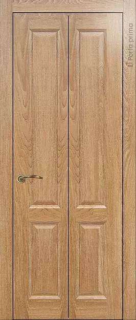 Межкомнатная дверь Porta Classic Dinastia Книжка, цвет - Дуб капучино, Без стекла (ДГ)