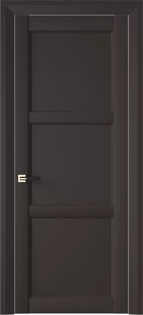 Межкомнатная дверь Milano Neo Classic Decoro, цвет - Чёрный Базальт эмаль (RAL 040-30-05), Без стекла (ДГ)