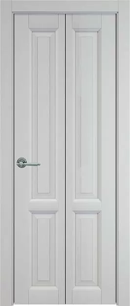 Межкомнатная дверь Porta Classic Dinastia Книжка, цвет - Серая эмаль (RAL 7047), Без стекла (ДГ)