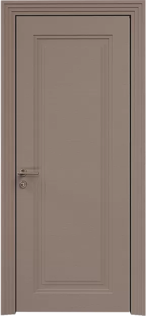 Межкомнатная дверь Domenica Neo Classic Scalino, цвет - Серая стяжка эмаль по шпону (RAL 060-60-05), Без стекла (ДГ)