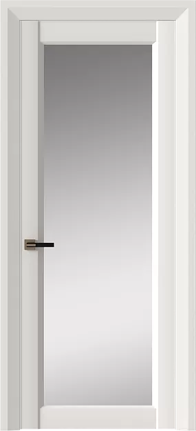 Межкомнатная дверь Domenica Neo Classic Decoro, цвет - Белая эмаль (RAL 9003), Со стеклом (ДО)