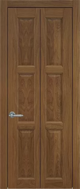 Межкомнатная дверь Porta Classic Milano Книжка, цвет - Итальянский орех, Без стекла (ДГ)