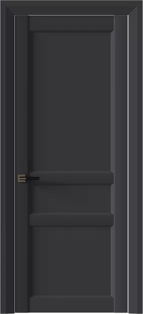 Межкомнатная дверь Imperia-R Neo Classic Decoro, цвет - Графитово-серая эмаль (RAL 7024), Без стекла (ДГ)