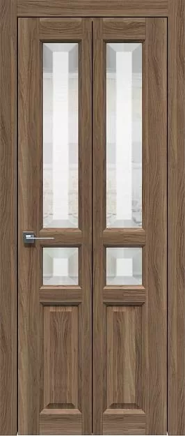 Межкомнатная дверь Porta Classic Imperia-R Книжка, цвет - Рустик, Со стеклом (ДО)