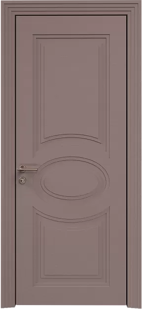 Межкомнатная дверь Florencia Neo Classic Scalino, цвет - Серо-Розовый мордовник эмаль по шпону (RAL 020-60-05), Без стекла (ДГ)