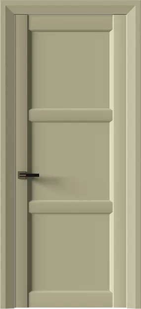 Межкомнатная дверь Milano Neo Classic Decoro, цвет - Серо-оливковая эмаль (RAL 7032), Без стекла (ДГ)
