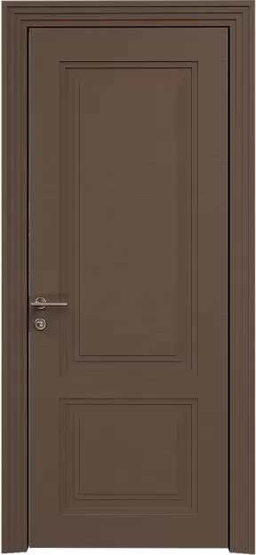 Межкомнатная дверь Dinastia Neo Classic Scalino, цвет - Коричневый Тик эмаль по шпону (RAL 050-50-10), Без стекла (ДГ)