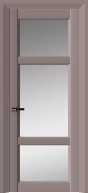 Межкомнатная дверь Siena Neo Classic Decoro, цвет - Серо-Розовый мордовник эмаль (RAL 020-60-05), Со стеклом (ДО)