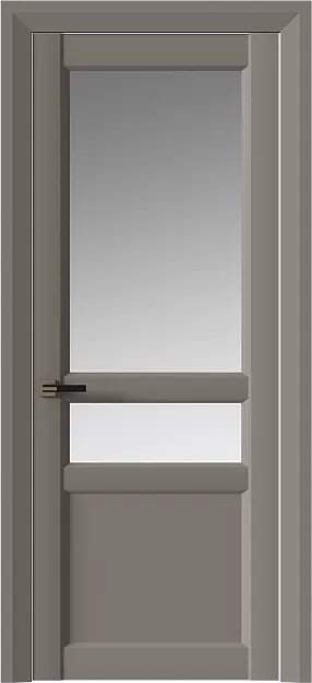 Межкомнатная дверь Imperia-R Neo Classic Decoro, цвет - Серая стяжка эмаль (RAL 060-60-05), Со стеклом (ДО)