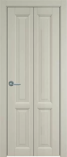 Межкомнатная дверь Porta Classic Dinastia Книжка, цвет - Серо-оливковая эмаль (RAL 7032), Без стекла (ДГ)