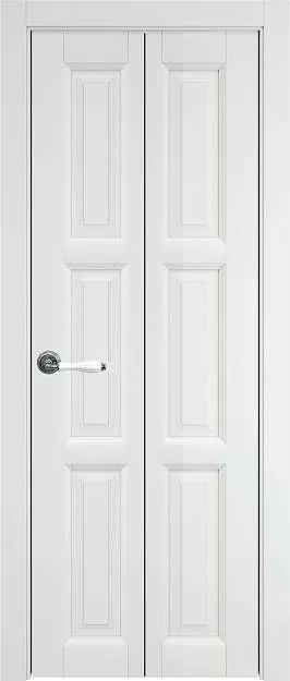Межкомнатная дверь Porta Classic Milano Книжка, цвет - Белая эмаль (RAL 9003), Без стекла (ДГ)