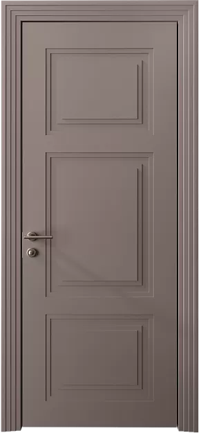 Межкомнатная дверь Siena Neo Classic Scalino, цвет - Серая стяжка эмаль (RAL 060-60-05), Без стекла (ДГ)