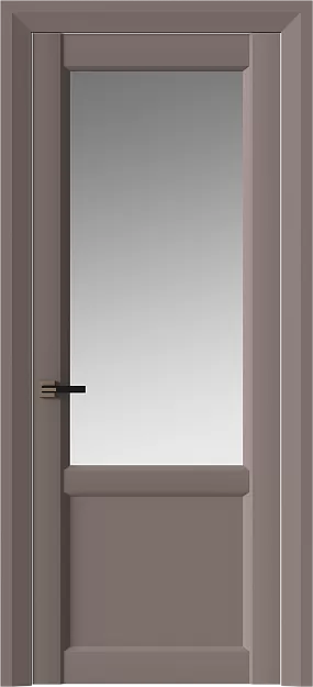 Межкомнатная дверь Dinastia Neo Classic Decoro, цвет - Теплый Серый эмаль (RAL 040-60-05), Со стеклом (ДО)