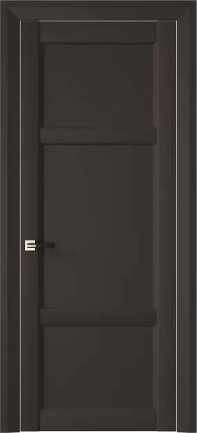 Межкомнатная дверь Siena Neo Classic Decoro, цвет - Чёрный Базальт эмаль (RAL 040-30-05), Без стекла (ДГ)