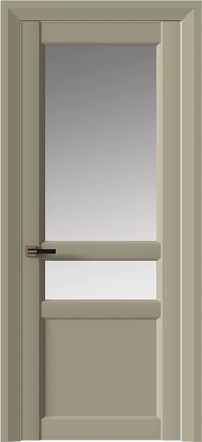 Межкомнатная дверь Imperia-R Neo Classic Decoro, цвет - Серое Льняное волокно эмаль (RAL 075-70-10), Со стеклом (ДО)