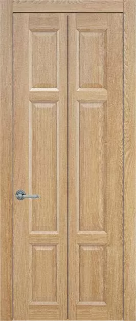 Межкомнатная дверь Porta Classic Siena Книжка, цвет - Дуб капучино, Без стекла (ДГ)