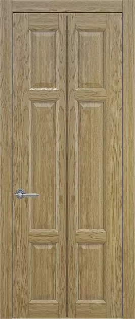 Межкомнатная дверь Porta Classic Siena Книжка, цвет - Дуб карамель, Без стекла (ДГ)