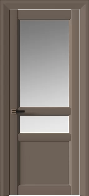 Межкомнатная дверь Imperia-R Neo Classic Decoro, цвет - Коричневый Тик эмаль (RAL 050-50-10), Со стеклом (ДО)
