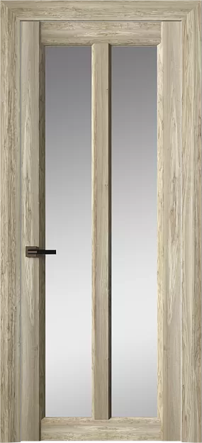 Межкомнатная дверь Prato Neo Classic Decoro, цвет - Олива серая, Со стеклом (ДО)