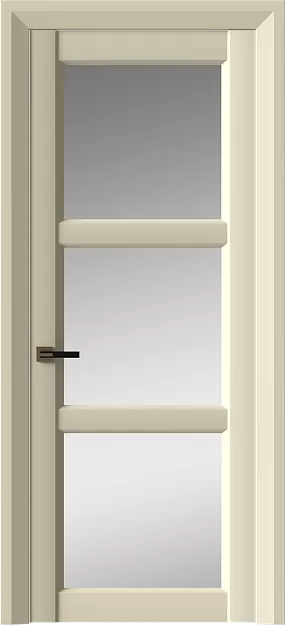 Межкомнатная дверь Milano Neo Classic Decoro, цвет - Жемчужная эмаль (RAL 1013), Со стеклом (ДО)
