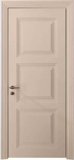 Межкомнатная дверь Milano Neo Classic Scalino, цвет - Бежевый Мел эмаль (RAL 075-80-10), Без стекла (ДГ)