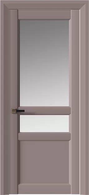 Межкомнатная дверь Imperia-R Neo Classic Decoro, цвет - Серо-Розовый мордовник эмаль (RAL 020-60-05), Со стеклом (ДО)