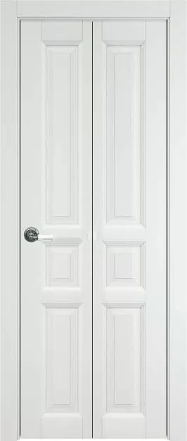 Межкомнатная дверь Porta Classic Imperia-R Книжка, цвет - Белая ST, Без стекла (ДГ)