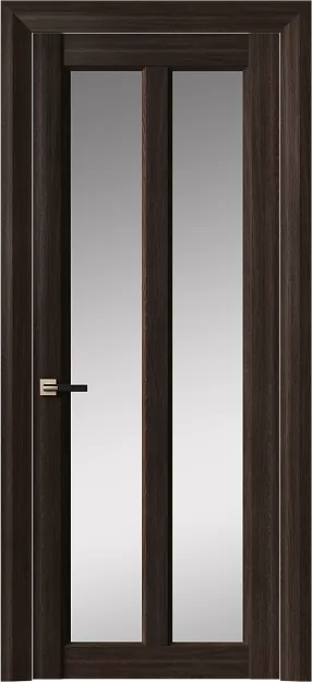 Межкомнатная дверь Prato Neo Classic Decoro, цвет - Венге Нуар, Со стеклом (ДО)