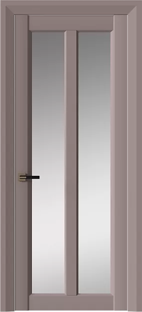 Межкомнатная дверь Prato Neo Classic Decoro, цвет - Серо-Розовый мордовник эмаль (RAL 020-60-05), Со стеклом (ДО)