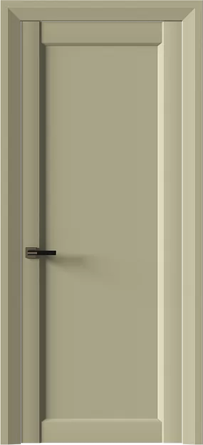 Межкомнатная дверь Domenica Neo Classic Decoro, цвет - Серо-оливковая эмаль (RAL 7032), Без стекла (ДГ)