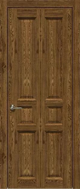 Межкомнатная дверь Porta Classic Imperia-R Книжка, цвет - Дуб коньяк, Без стекла (ДГ)