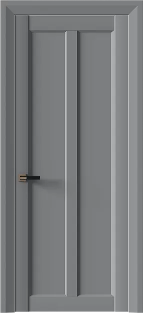 Межкомнатная дверь Prato Neo Classic Decoro, цвет - Серебристо-серая эмаль (RAL 7045), Без стекла (ДГ)