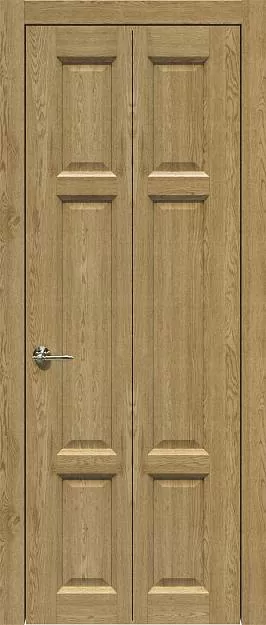 Межкомнатная дверь Porta Classic Siena Книжка, цвет - Дуб натуральный, Без стекла (ДГ)