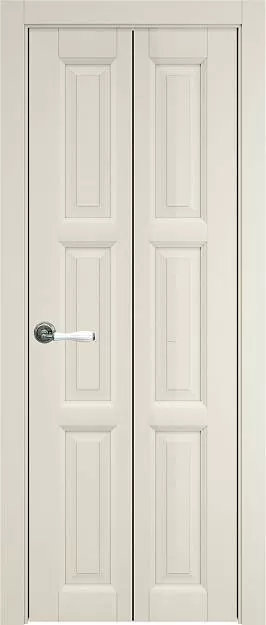 Межкомнатная дверь Porta Classic Milano Книжка, цвет - Магнолия ST, Без стекла (ДГ)