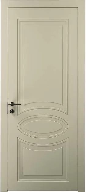 Межкомнатная дверь Florencia Neo Classic, цвет - Серо-оливковая эмаль (RAL 7032), Без стекла (ДГ)