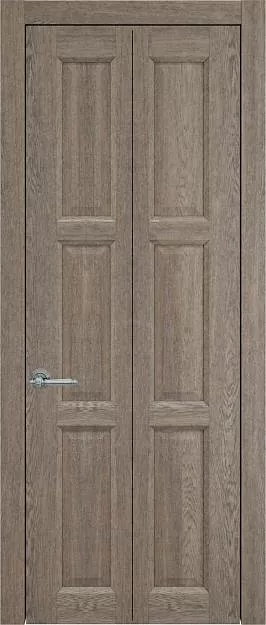 Межкомнатная дверь Porta Classic Milano Книжка, цвет - Дуб антик, Без стекла (ДГ)