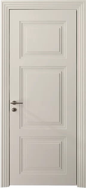 Межкомнатная дверь Siena Neo Classic Scalino, цвет - Бежевая эмаль (RAL 9010), Без стекла (ДГ)