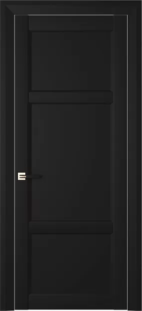 Межкомнатная дверь Siena Neo Classic Decoro, цвет - Чёрный ST, Без стекла (ДГ)